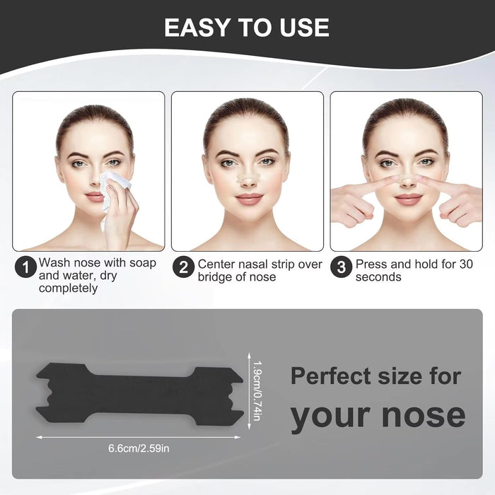 Nose Breathing Nasal Strips (30 Pack)