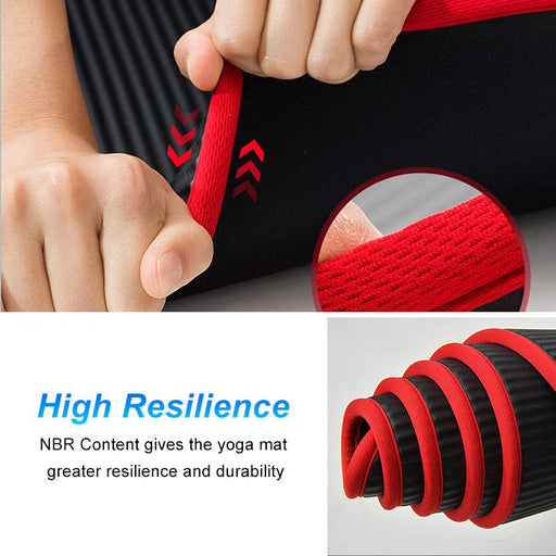 10mm Extra Thick Non-Slip Yoga Mat - Flamin' Fitness