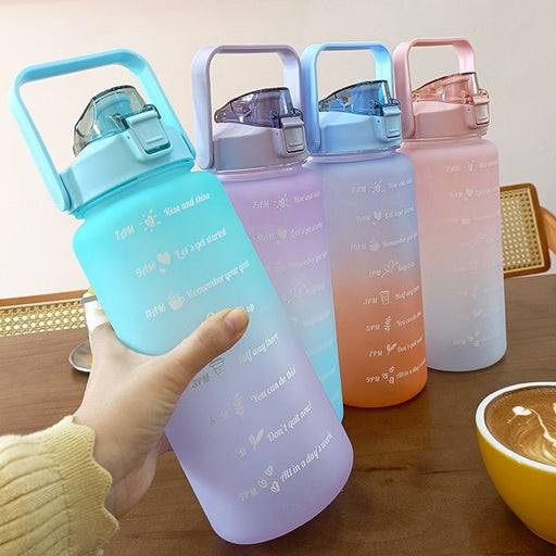 2L Motivational Two-Tone Water Bottle - Flamin' Fitness