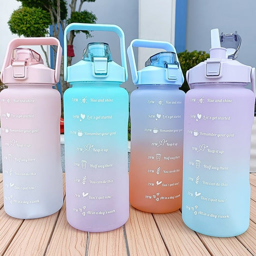 2L Motivational Two-Tone Water Bottle - Flamin' Fitness