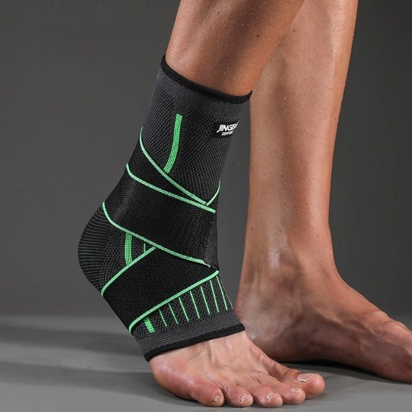 Ankle Support Sleeve With Bandage - Flamin' Fitness