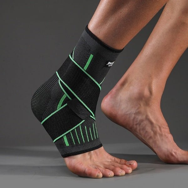 Ankle Support Sleeve With Bandage - Flamin' Fitness