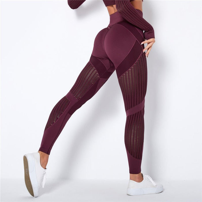 Bolt Seamless Gym Leggings - Flamin' Fitness
