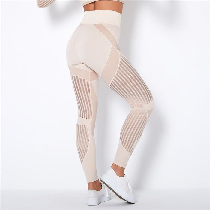 Bolt Seamless Gym Leggings - Flamin' Fitness