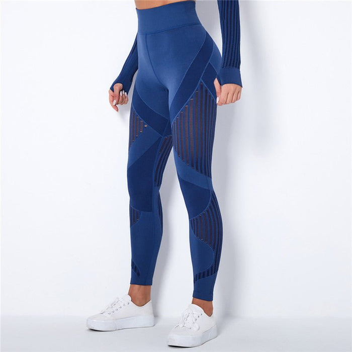 Bolt Seamless Gym Leggings - Flamin' Fitness