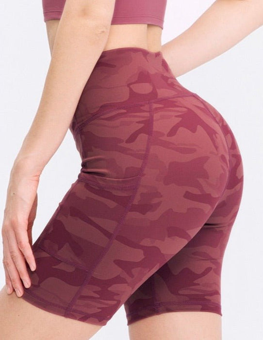 CamoFlex Gym Shorts - Flamin' Fitness
