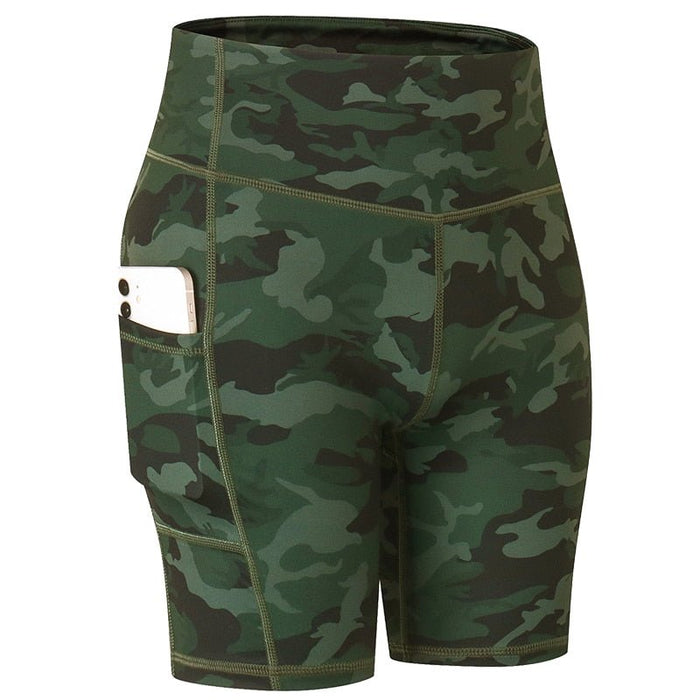 CamoFlex Gym Shorts - Flamin' Fitness