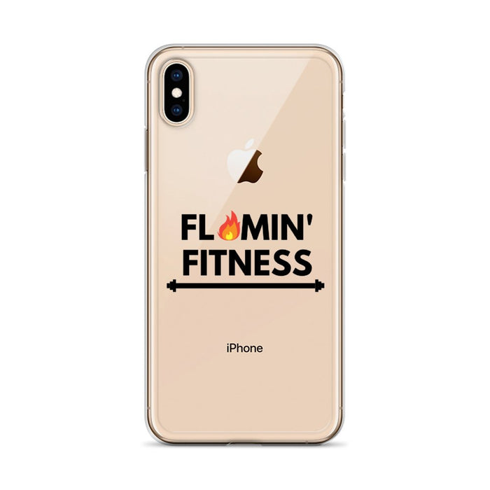 Clear iPhone Case - Flamin' Fitness