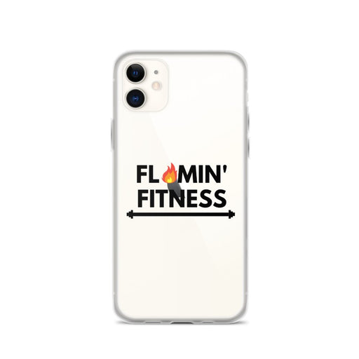 Clear iPhone Case - Flamin' Fitness