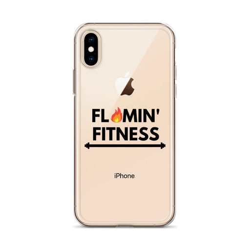 Clear iPhone Case - Flamin' Fitness