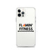 Clear iPhone Case - Flamin' Fitness