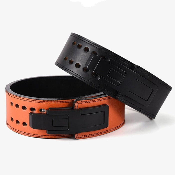Cowhide Wide Weightlifting Belt - Flamin' Fitness