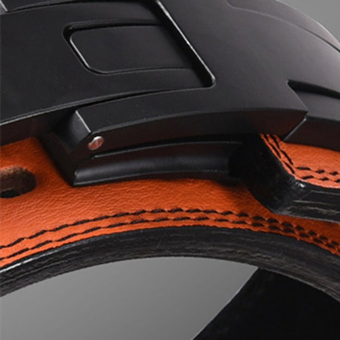 Cowhide Wide Weightlifting Belt - Flamin' Fitness