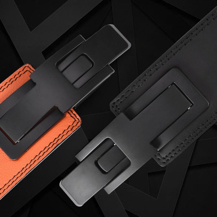 Cowhide Wide Weightlifting Belt - Flamin' Fitness