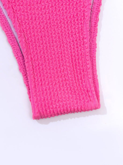 Crochet Style One-Piece Swimsuit - Flamin' Fitness