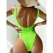Crochet Style One-Piece Swimsuit - Flamin' Fitness