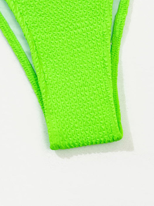 Crochet Style One-Piece Swimsuit - Flamin' Fitness