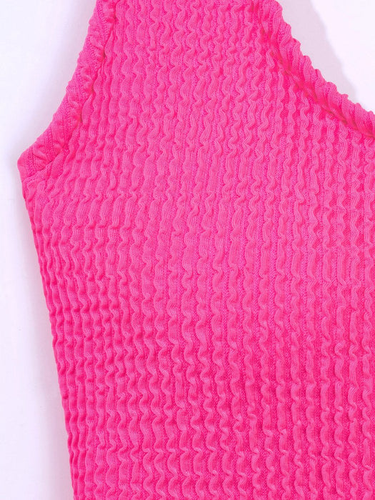 Crochet Style One-Piece Swimsuit - Flamin' Fitness