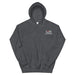 Dark Heather Embroidered Logo Hoodie - Flamin' Fitness