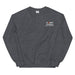 Dark Heather Embroidered Logo Sweatshirt - Flamin' Fitness