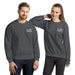 Dark Heather Embroidered Logo Sweatshirt - Flamin' Fitness