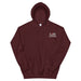 Maroon Embroidered Logo Hoodie - Flamin' Fitness
