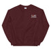 Maroon Embroidered Logo Sweatshirt - Flamin' Fitness