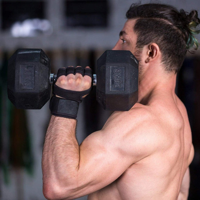 MaxLift Open-Back Gloves - Flamin' Fitness