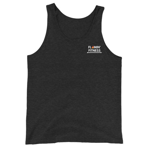 Men's Charcoal Tri-Blend Tank Top - Flamin' Fitness