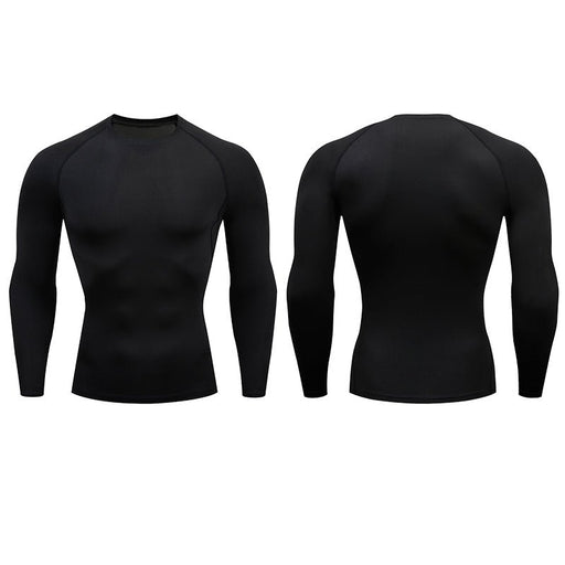 Men's Essentials Long-Sleeve Compression T-Shirt - Flamin' Fitness