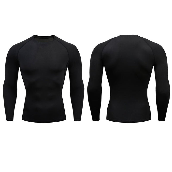 Men's Essentials Long-Sleeve Compression T-Shirt - Flamin' Fitness