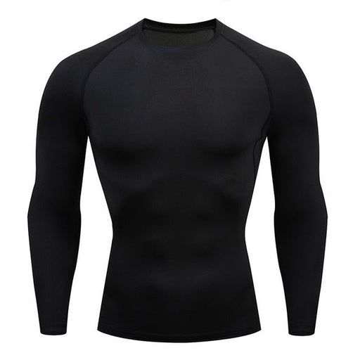 Men's Essentials Long-Sleeve Compression T-Shirt - Flamin' Fitness