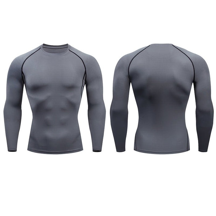 Men's Essentials Long-Sleeve Compression T-Shirt - Flamin' Fitness