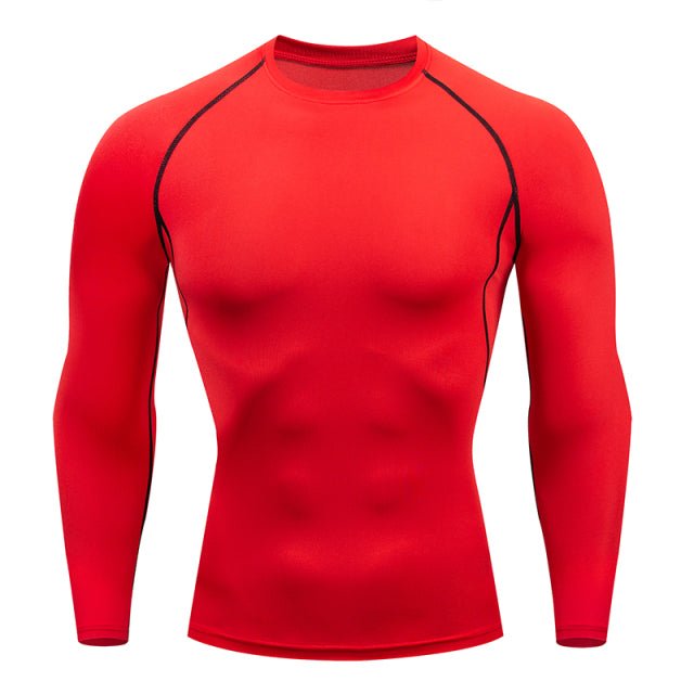 Men's Essentials Long-Sleeve Compression T-Shirt - Flamin' Fitness