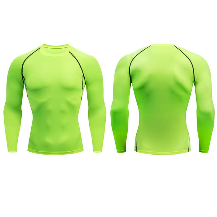 Men's Essentials Long-Sleeve Compression T-Shirt - Flamin' Fitness