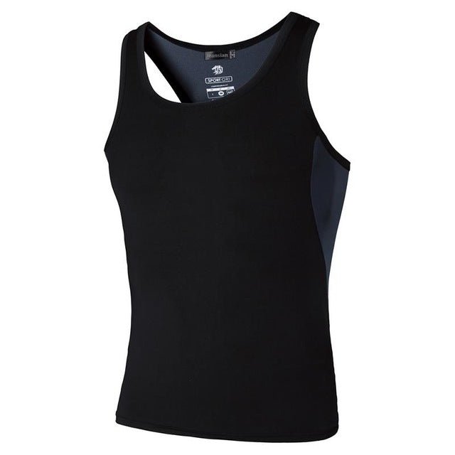 Men's Essentials Plain Quick Dry Sleeveless Workout Top - Flamin' Fitness
