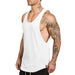Men's Essentials Plain Stringer Vest - Flamin' Fitness