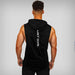 Men's "JUST GYM" Hooded Tank Top - Flamin' Fitness