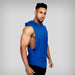 Men's "JUST GYM" Hooded Tank Top - Flamin' Fitness