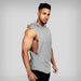 Men's "JUST GYM" Hooded Tank Top - Flamin' Fitness