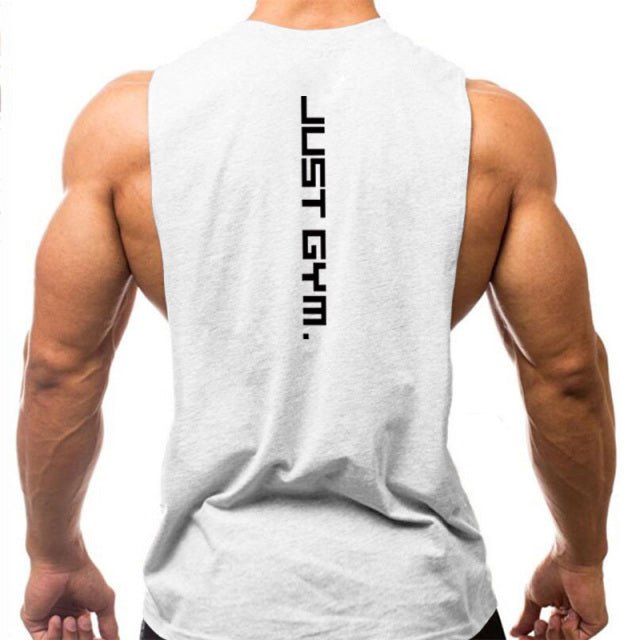 Men's "JUST GYM" Tank Top - Flamin' Fitness