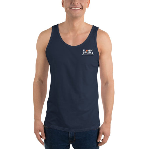 Men's Navy Tank Top - Flamin' Fitness