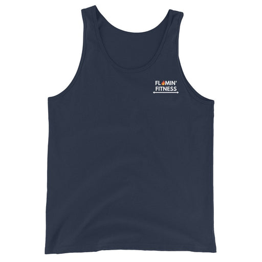 Men's Navy Tank Top - Flamin' Fitness