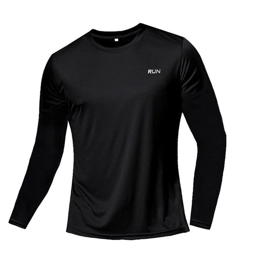 Men's "RUN" Long Sleeve T-Shirt - Flamin' Fitness