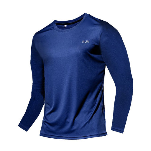 Men's "RUN" Long Sleeve T-Shirt - Flamin' Fitness