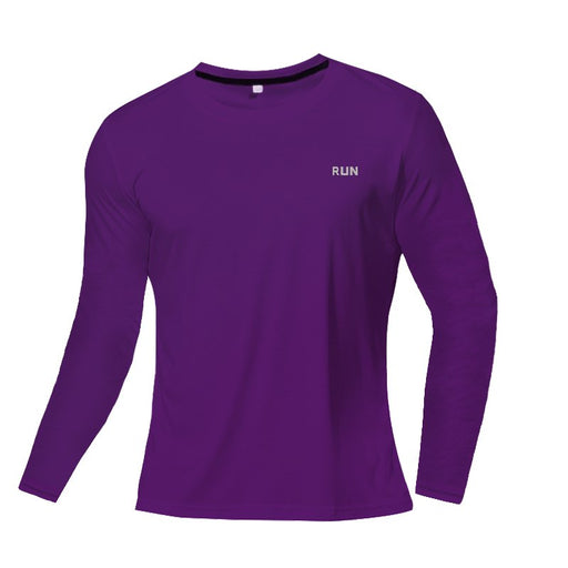 Men's "RUN" Long Sleeve T-Shirt - Flamin' Fitness