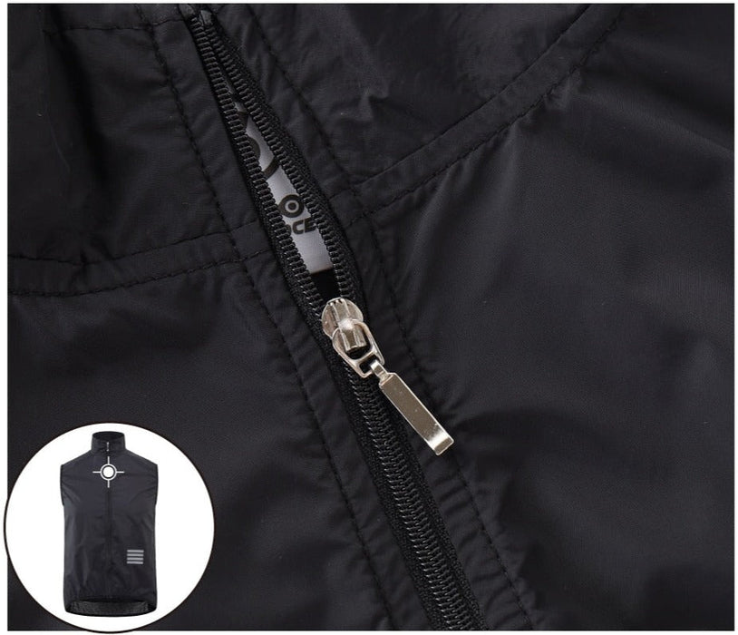Men's Sport Windbreaker Gilet - Flamin' Fitness