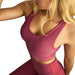 Mesh Back Padded Sports Bra - Flamin' Fitness