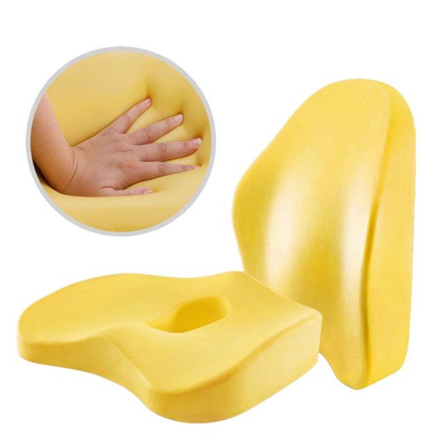 Orthopaedic Memory Foam Seat Cushion Support Set - Flamin' Fitness