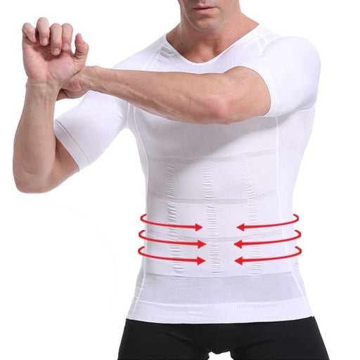 SculptFlex Men's Shapewear Tee - Flamin' Fitness